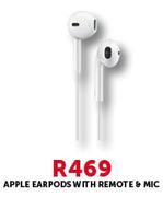 Apple Earpods With Remote & Mic