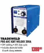 Tradeweld Pro Arc IGBT Welder 200A