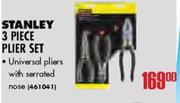 Stanley 3 Piece Plier Set