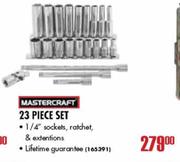 Mastercraft 23 Piece Set -1/4"
