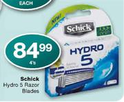 Schick Hydro 5 Razor Blades-4's