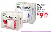 My Time Pads-10 Pack Assorted Each