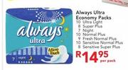 Always Ultra Economy Packs-Per Pack