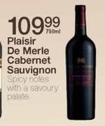Plaisir De Merle Cabernet Sauvignon-750ml