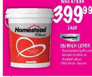Homestead High Cover-20L Each