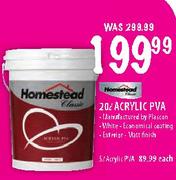 Homestead Acrylic PVA-20L