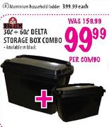 Big Jim Delta Storage Box Combo-30L+60L