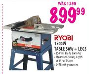 Ryobi Table Saw+Legs-1500W