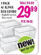 Alpha Box Combo 3 Pack-Per Pack