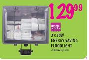 Simple Choice Energy Saving FloodLight-2x20W