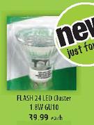 Flash 24 LED Cluster-1.8W GU10