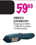 Cordless Screwdriver