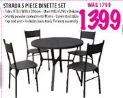 Strada 5 Piece Dinette Set