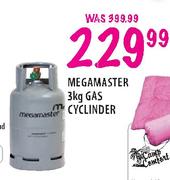 Megamaster 3kg Gas Cylinder