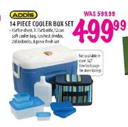 Addis 14 Piece Cooler Box Set