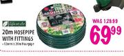 Lifestyle 20m Hosepipe with Fittings-12mm x 20m