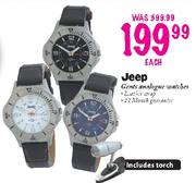 Jeep Gents Analogue Watches-each