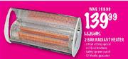 Logik 2-Bar Radiant Heater