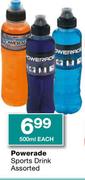 Powerade Sports Drink Assorted-500ml Each