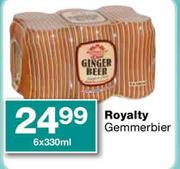 Royalty Ginger Beer-6x330ml