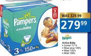  Pampers Active Baby Midi-150's 