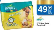 Pampers New Baby Carry Pack-27's Per Pack