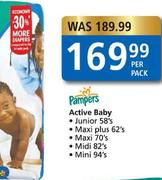Pampers Active Baby Midi-82's Per Pack