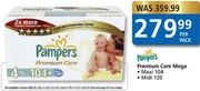 Pampers Premium Care Mega Midi-120 Per Pack 