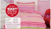 Vanaf Candy Stripe Beddegoedstel Enkel-Per Stel