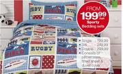 Sporty Bedding Sets 3/4-Per Set