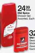 Old Spice Shower Gel Assorted, Each-250ml