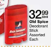 Old Spice Deodorant Stick Assorted Each-50ml