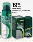 Mitchum Deodorant, Assorted Each-120ml