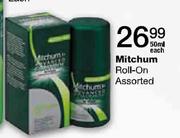 Mitchum Roll-On Assorted-50ml each