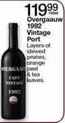 Overgaauw 1992 Vintage Port-750ml