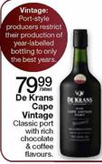 De Krans Cape Vintage-750ml