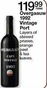 Overgaauw 1992 Vintage Port-750ml