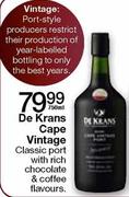 De Krans Cape vintage-750ml