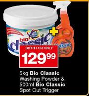 Bio classic washing clearance powder