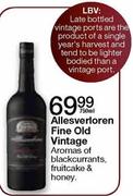 Allesverloren Fine Old Vintage-750ml