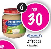 Purity 2nd Foods-6's