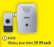 Akira Wireless Door Chime-Each