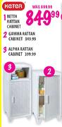 Gamma Rattan Cabinet