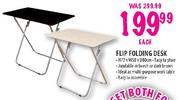 Flip Folding Desk-Each