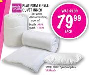Simple Choice Platinum Queen Duvet Inner
