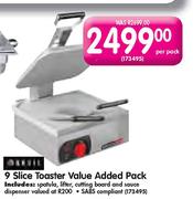 Anvil 9 Slice Toaster Value Added Pack