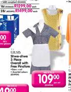 Shwe-Shwe 3 Piece Overall With Free Pinafore