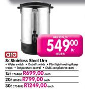 Aro Stainless Steel Urn-8Ltr