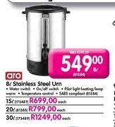 Aro Stainless Steel Urn-20Ltr