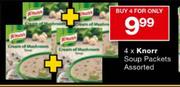 Knorr Soup Packets Assorted-4's